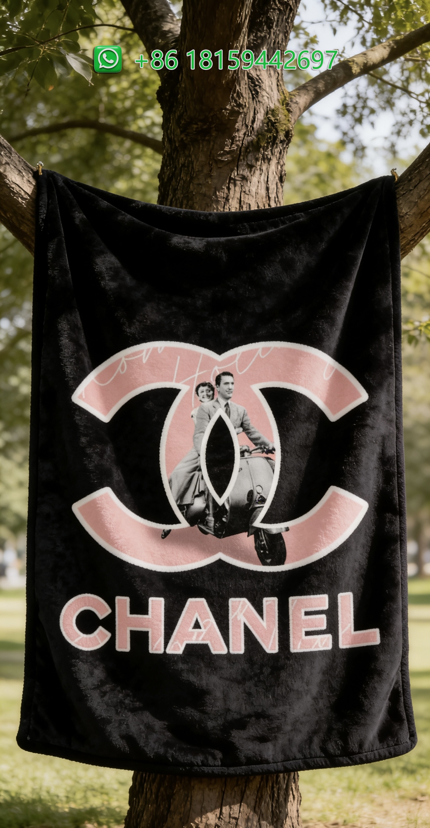 Chanel Throw Blankets